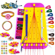 Load image into Gallery viewer, Tivamiko 2-in-1 DIY Friendship Bracelet Making Kit for Girls Ages 8-12, Crafts with Strings, Beads & Accessories, Creative Gift for Kids(Yellow)