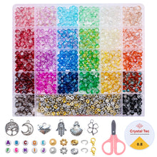 Load image into Gallery viewer, Tivamiko DIY Bracelets Making Kit with 6mm Glass Beads(1342pcs), Handcraft Necklace&amp;Jewelry Making Kit for Girls Ages 6-12
