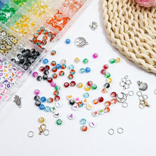 Load image into Gallery viewer, Tivamiko DIY Bracelets Making Kit with 6mm Glass Beads(1342pcs), Handcraft Necklace&amp;Jewelry Making Kit for Girls Ages 6-12
