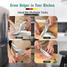 Load image into Gallery viewer, Tivamiko Heavy Duty Kitchen Scissors Poultry Shears, 3CR13 Stainless Steel, Detachable, Dishwasher Safe, 1 Count
